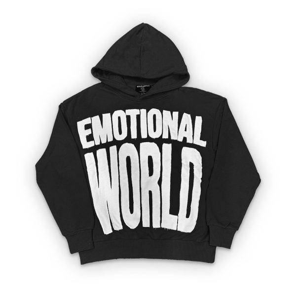 Black Emotional Hoodie