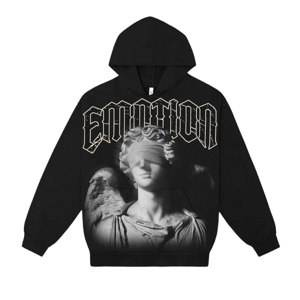 Mixed Emotion Black Blinded Hoodie
